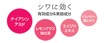 シワに効く有効成分＆美容成分